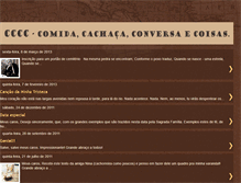 Tablet Screenshot of comidacachaaconversaecoisas.blogspot.com