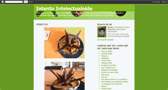 Desktop Screenshot of intentointelectualoide.blogspot.com