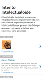 Mobile Screenshot of intentointelectualoide.blogspot.com