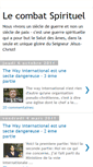 Mobile Screenshot of le-combat-spirituel.blogspot.com