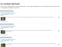 Tablet Screenshot of le-combat-spirituel.blogspot.com
