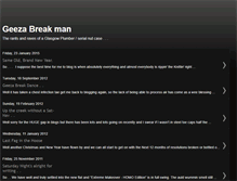 Tablet Screenshot of geezabreakman.blogspot.com
