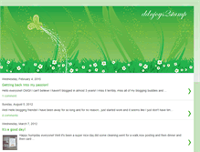 Tablet Screenshot of ddnjoys2stamp.blogspot.com