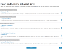 Tablet Screenshot of heartandletters.blogspot.com