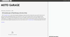 Desktop Screenshot of motogarage.blogspot.com