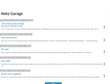 Tablet Screenshot of motogarage.blogspot.com