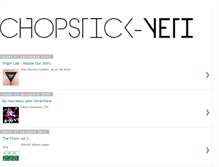 Tablet Screenshot of chopstick-yeti.blogspot.com