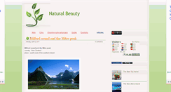 Desktop Screenshot of new-naturalbeauty.blogspot.com