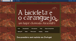 Desktop Screenshot of abicicletaeocaranguejo.blogspot.com