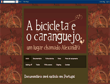 Tablet Screenshot of abicicletaeocaranguejo.blogspot.com