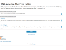 Tablet Screenshot of 1776americathefree.blogspot.com