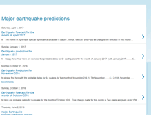 Tablet Screenshot of earthquakepredictionbyamitdave.blogspot.com