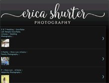 Tablet Screenshot of ericashurterphotography.blogspot.com