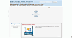 Desktop Screenshot of logratuits.blogspot.com