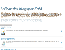 Tablet Screenshot of logratuits.blogspot.com
