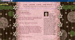 Desktop Screenshot of livelaughloveandrace.blogspot.com