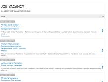 Tablet Screenshot of jobvacancylowongan.blogspot.com