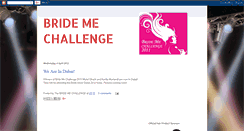 Desktop Screenshot of bridemechallenge.blogspot.com