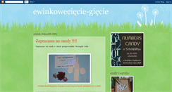 Desktop Screenshot of ewinka-ewinkawkrainiepapieru.blogspot.com