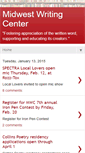 Mobile Screenshot of midwestwritingcenter.blogspot.com