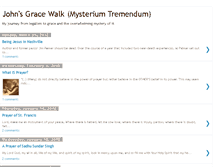 Tablet Screenshot of johnsgracewalk.blogspot.com