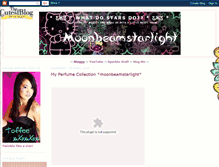 Tablet Screenshot of moonbeamstarlight.blogspot.com