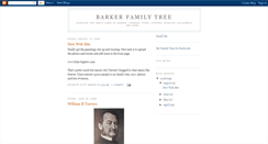 Desktop Screenshot of barkerfamilytree.blogspot.com