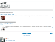 Tablet Screenshot of mikedeboerphotography.blogspot.com
