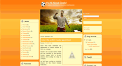 Desktop Screenshot of itsallaboutgoals.blogspot.com