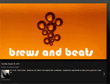 Tablet Screenshot of brewsandbeats.blogspot.com