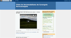 Desktop Screenshot of clubedeaeromodelismodecarangola.blogspot.com