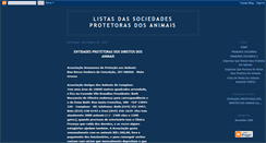 Desktop Screenshot of listasprotecao.blogspot.com