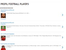 Tablet Screenshot of profil-football-players.blogspot.com