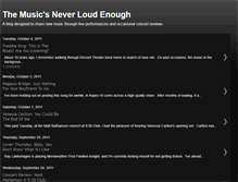 Tablet Screenshot of musicsneverloudenough.blogspot.com