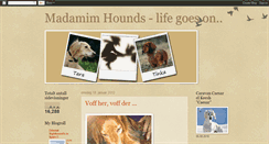 Desktop Screenshot of madamimhounds.blogspot.com