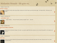 Tablet Screenshot of madamimhounds.blogspot.com