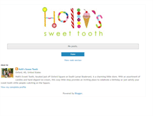 Tablet Screenshot of hollissweettooth.blogspot.com