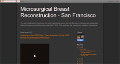 Desktop Screenshot of microbreastreconsf.blogspot.com