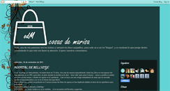 Desktop Screenshot of cosasdemarisaymas.blogspot.com