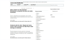 Desktop Screenshot of guiasacramusic.blogspot.com