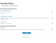 Tablet Screenshot of paradise-poetry.blogspot.com