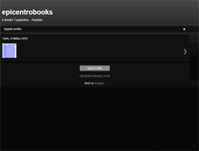 Tablet Screenshot of epicentrobooks.blogspot.com