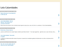 Tablet Screenshot of lolacalamidades.blogspot.com