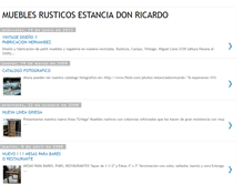 Tablet Screenshot of mueblesrusticosestanciadonricardo.blogspot.com