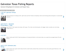 Tablet Screenshot of galvestonfishingreportstexas.blogspot.com