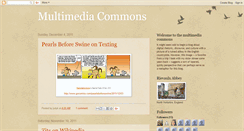 Desktop Screenshot of multimediacommons.blogspot.com