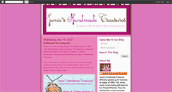 Desktop Screenshot of jamieshandmadetreasuresblog.blogspot.com