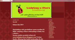 Desktop Screenshot of ladybug2u.blogspot.com