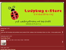 Tablet Screenshot of ladybug2u.blogspot.com