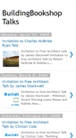 Mobile Screenshot of buildingbookshoptalks.blogspot.com